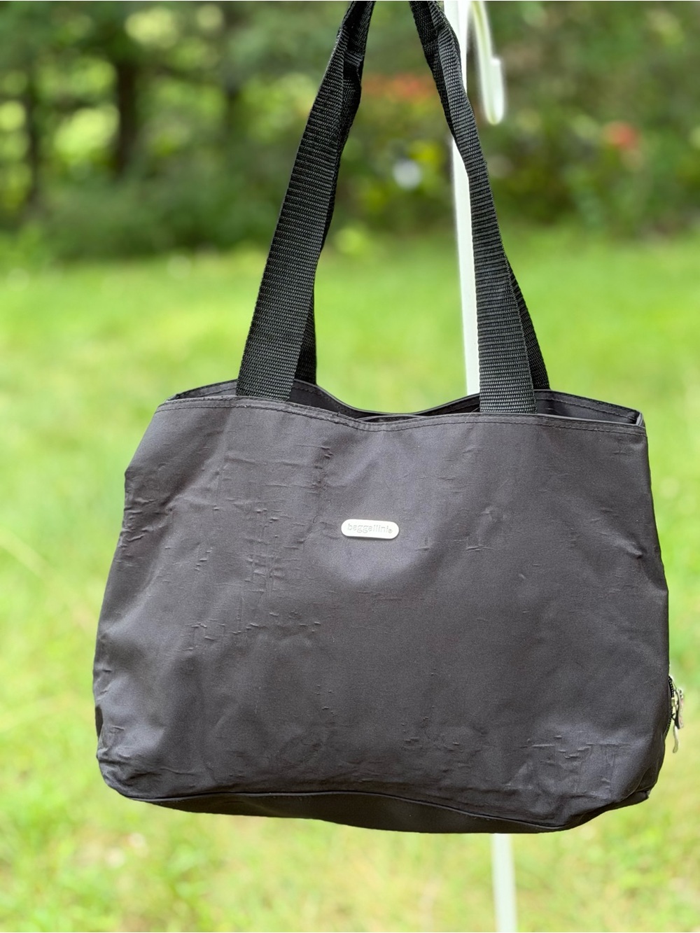 Baggallini Black Large Travel Work Organizer Tote